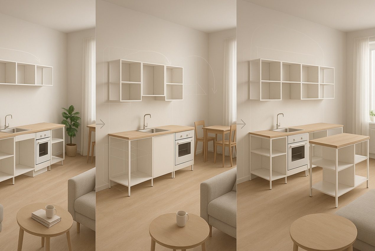 Что такое каркасная кухня