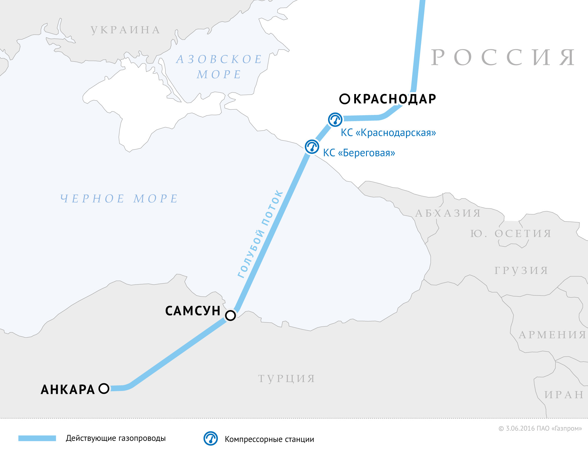 карта из россии в турцию