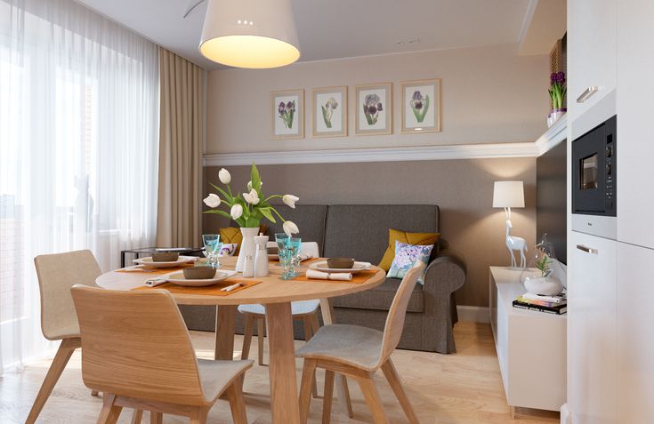 Гостиная без компромиссов: как создать обеденную зону и сохранить уют в квартире