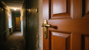 Дверь в спальню