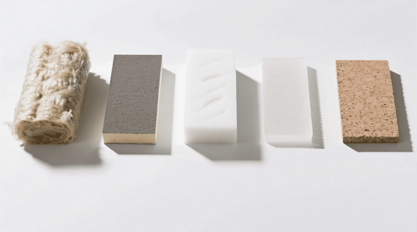 Типы утеплителей для дверей