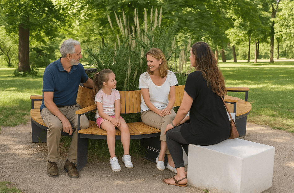 Современные уличные скамейки — как преобразить городское пространство с умом