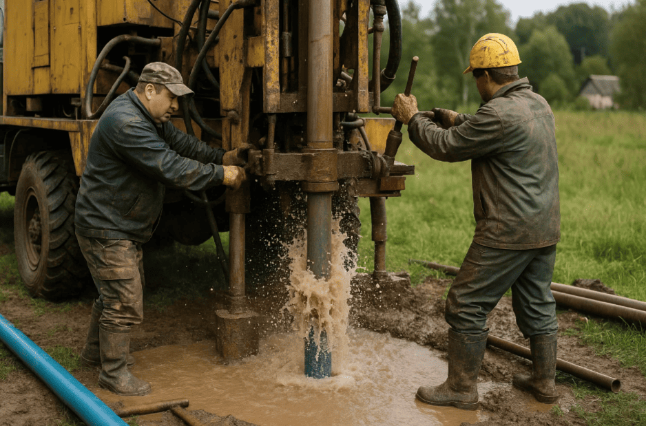 Бурение артезианских скважин: все правила от профессионалов без воды и иллюзий