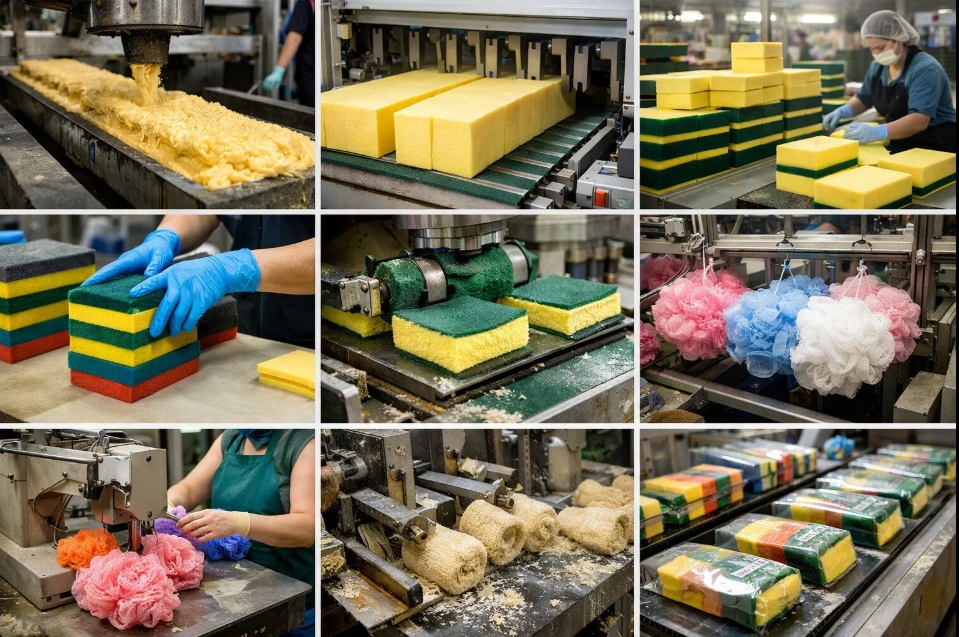 Как на самом деле делают губки и мочалки: никакой магии, только производство