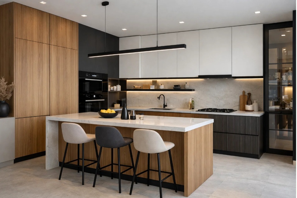 Кухни в современном дизайне: обзор главных трендов 2026 года