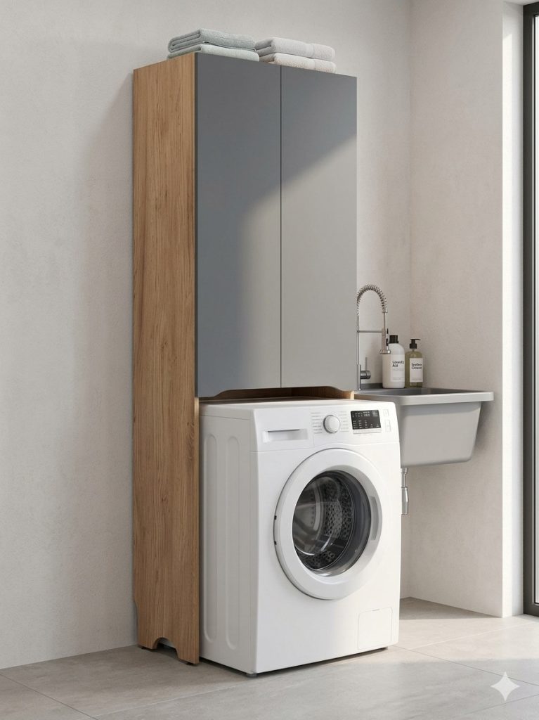 Шкаф над стиральной машиной: функциональное решение или лишний элемент?