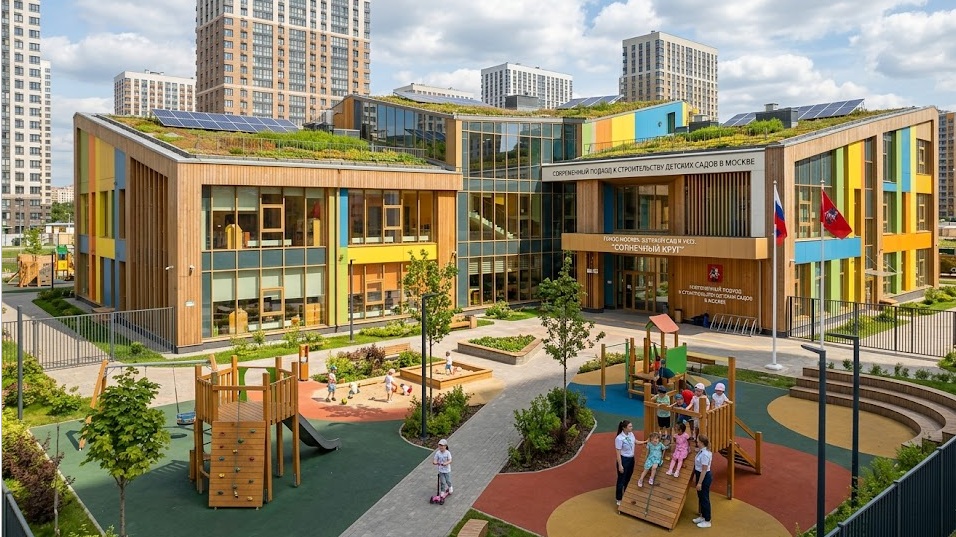 Современный подход к строительству детских садов в Москве