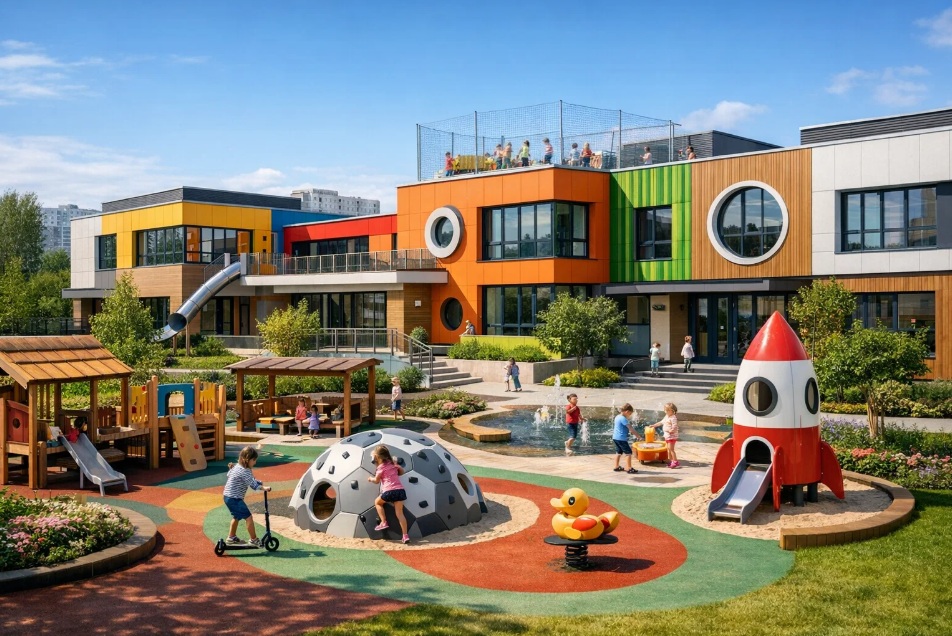 Современный подход к строительству детских садов в Москве